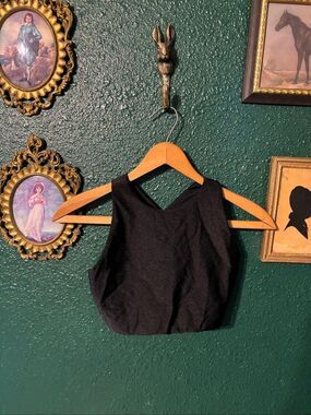 Emily HSU Design Sports Bra Black Size XS Workout MADE USA